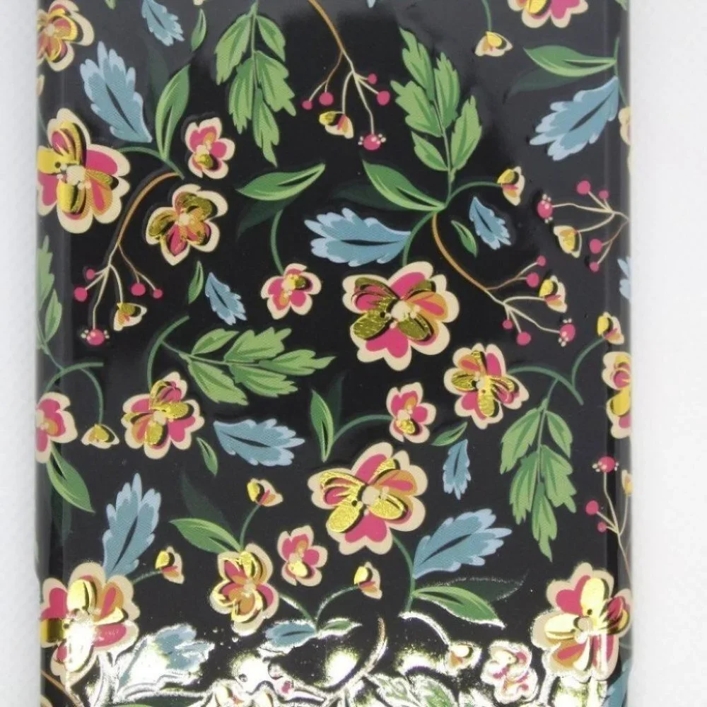 iPhone XR Floral tpu gold stamp case